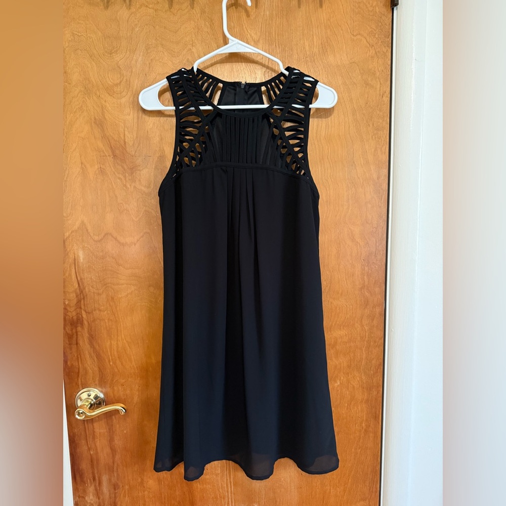 Elegant Black Sleeveless Dress